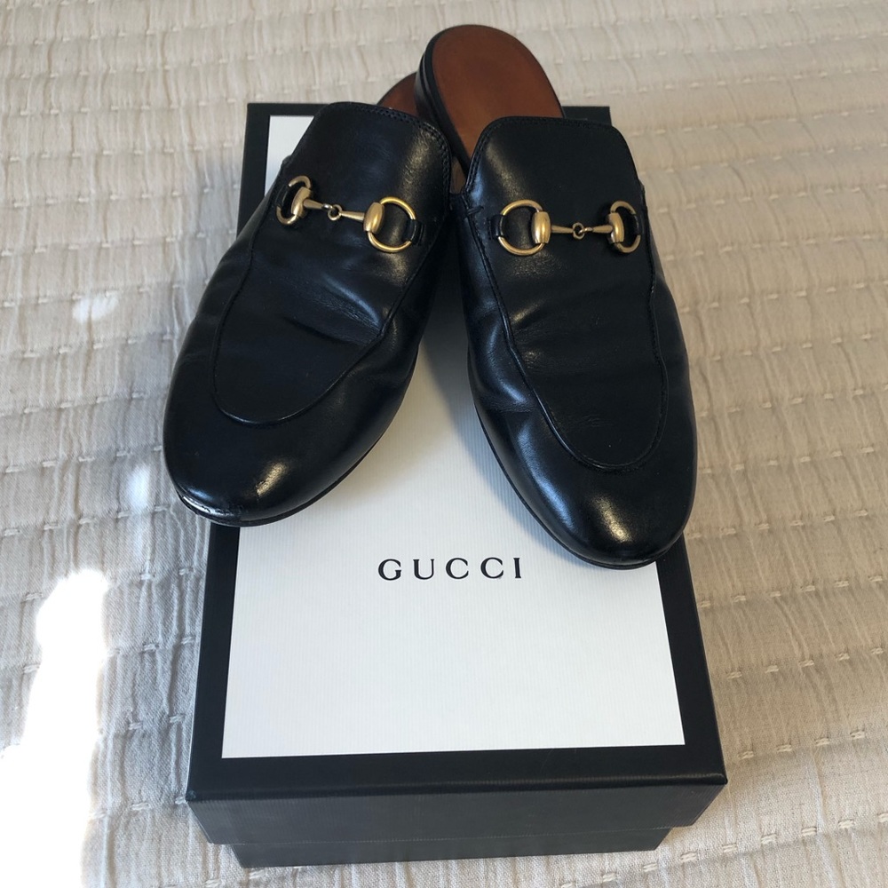 Gucci Slip On Princetown Loafers Sz 37